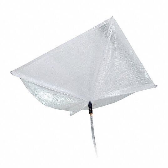 15' x 15' HD Drain Tarp Flame Retardant