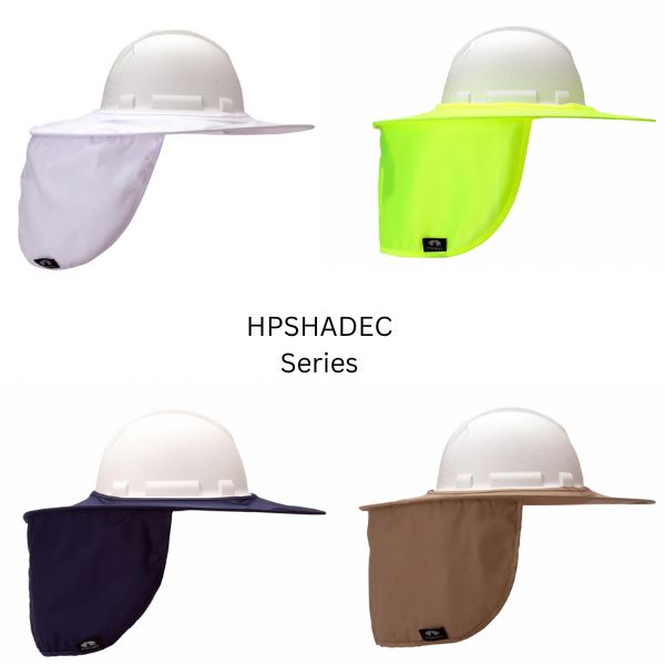 Pyramex Collapsible Hard Hat Brim with Neck Shade