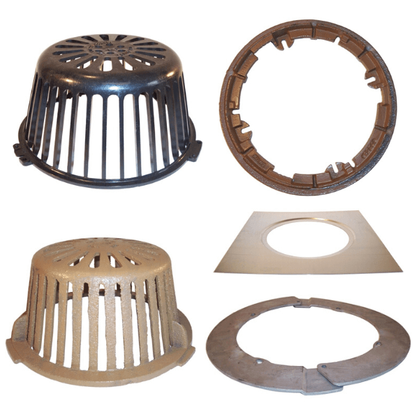 Jay R. Smith Mfg. Co. – 1010 Dome Roof Drain , Cast Iron with Poly Dome