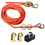 FallTech 770001 - 100 Temporary Rope HLL System, 2-Person Hollow-Core Polyester Rope 100, Temporary Rope, HLL System, FallTech, 770001, 2-person, hollow-core, polyester, rope