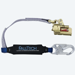 FallTech 8355 -Trailing Rope Adjuster w/ Park Function & ViewPack® Energy Absorbing Lanyard, 3 Ft. FALLTECH, 8355, TRAILING ROPE ADJUSTER, PARK FUNCTION, VIEWPACK ENERGY ABSORBING LANYARD