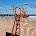 The Ladder Latch - Gravel Stop Applications, Extended Hand Rail Ladder Attachment, 39", Non-Corrosive Aluminum - LAD-GS