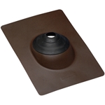 Oatey, #11872 No-Calk All-Flash Color-Flash Roof Flashing 1-1/2 in - 3 in. Galvanized Brown Oatey, 11872, No-Calk, All-Flash, Color-Flash, Roof Flashing, 1-1/2 in - 3 in., Galvanized, Brown