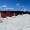 BlueWater Manufacturing - SafetyRail 2000 - Roof Fall Protection Guardrail - Galvanized - Railing, Bases & Pins