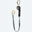 FallTech 74709SB8 - WrapTech® Mini Personal SRL w/ Steel 5k Carabiner, Includes Steel Dorsal Connecting Carabiner, 9'