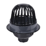 Oatey ABS Roof Drain w/ABS Dome & Dam Collar