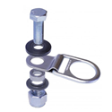 Super Anchor Safety 1028 - Swivel-D Anchor 360-Degree w/ D-Ring & Stainless Steel Mounting Shackle 