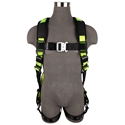 Safewaze PRO Full Body Harness: 1D, QC Chest, TB Legs, L/XL