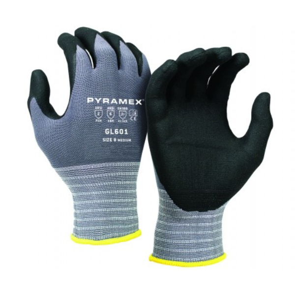 Pyramex Safety GL601L Micro-Foam Nitrile Gloves - Large