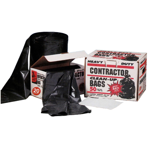 Clear Contractor Clean-Up Bags 42 Gal. 20-Count