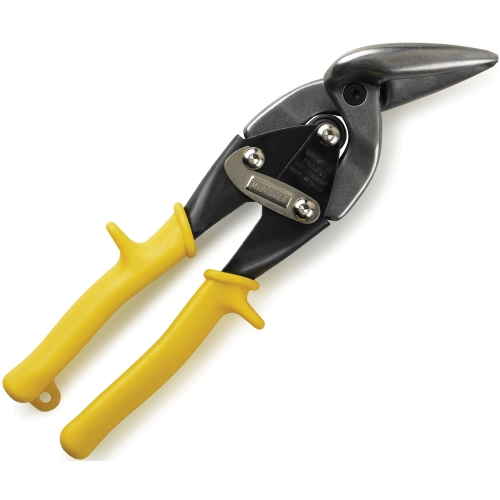 Straight Cut Offset Tin Cutting Shears with Forged Blade & KUSHN-POWER Comfort Grips MIDWEST Aviation Snip MWT-6510S 2 Pack