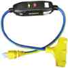 3 ft. / 3-Outlet Power Block w/GFCI 