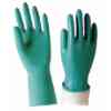 Green Nitrile Flock Lined 