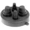 C212 Black Cap w/Clamps 