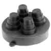 C412 Black Cap w/Clamps 
