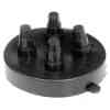 C481 Black Cap w/Clamps 