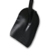 #2 Steel Scoop - Short Wood Handle - Poly-D Style Grip - 143-1010