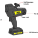 Albion DL-45-T13E 18V Core Cordless Bulk Gun - 20 oz Motorized Caulking Dispenser