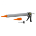 Albion DL-59-T27 Special Deluxe Manual Bulk Gun - 30 oz Teflon Barrel w/ Orange Cone Nozzles