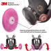 3M 2091 P100 Particulate Filter Pair - Premium Respiratory Protection For Oil/Non-Oil Hazards