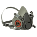 3M 6200 Half Face Respirator - Reusable Medium Size for Gas, Vapor, & Particulate Protection
