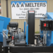 A & A Melters A-380 Hot Rubber Melter - 360 Gallon Trailer-Mounted Propane Kettle