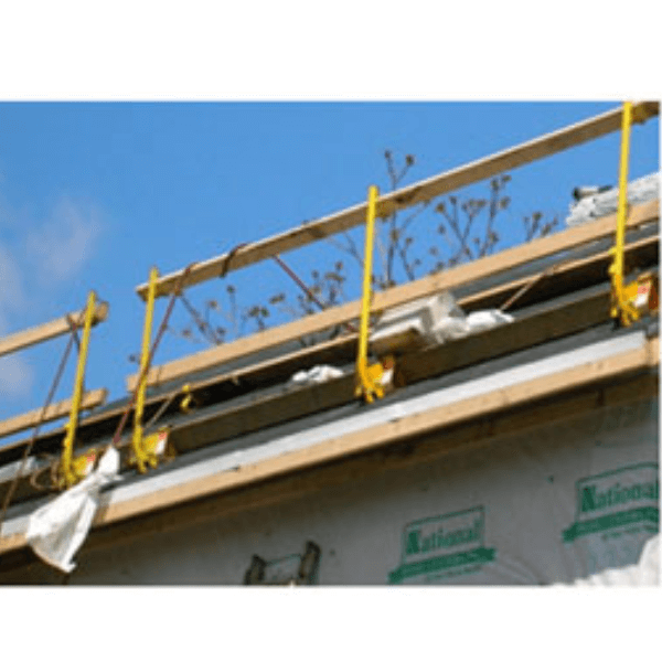 Acro Fall Protection ACRO 12070 Roof Guardrail System - Bracket & Post Kit for Steep-Pitch ...