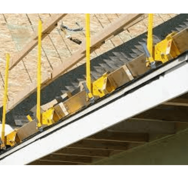 Acro Fall Protection ACRO 12070 Roof Guardrail System - Bracket & Post Kit for Steep-Pitch ...