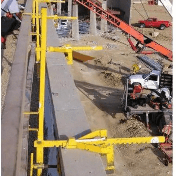 Acro Fall Protection ACRO 12090 Parapet Wall Guardrail System - Non-Penetrating Fall ...