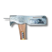 AJC 005-MH Magnetic Roofing Hammer - 17 oz. w/ Built-In Utility Blade & Sliding Gauge - 114-005-MH
