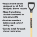 AJC 115-SGH Shing-Go Shovel Wood Replacement Handle - Fits All AJC Shing-Go Shovel Models