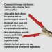 AJC 166-ECC Gutter End Cap Crimper - Precision Tool For Aluminum Gutter Installation