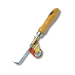 AJC 170-PR Pick & Roll Combo Tool - Roofing Seam Roller / Seam Tester w/ Wood Handle - 367-170-PR