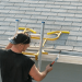 ACRO 11084 Heavy Duty Ladder Hook - 300 lb Swivel Head Roof Anchor