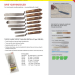 Albion 1258-G01 7-Piece Classic Offset Caulking Spatula Kit