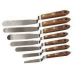 Albion 1258-G01 7-Piece Classic Offset Caulking Spatula Kit