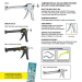 Albion 380-5P Special Deluxe Caulk Gun - Heavy-Duty 10 oz Manual Cartridge Applicator