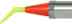  Albion 935-1 Angle Shot Green Plastic Nozzle for 1/10 Gallon Cartridge (25 Pack)