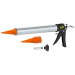 Albion DL-45-T17 Special Deluxe Manual Bulk Gun - 20 oz Steel Barrel Dispenser w/ Orange Nozzle