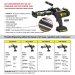 Albion E18T1500XL Cordless Dual Cartridge Gun - 18V Multi-Component Dispenser