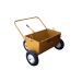 All Seasons Equipment 103150 - 36" Manual Gravel Spreader, 3 Wheels - ASE-103150