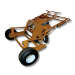 All Seasons Equipment 105400 Mechanical Workhorse, Power Buggy w/ Standard Wheels - ASE-105400