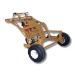 All Seasons Equipment 105400 Mechanical Workhorse, Power Buggy w/ Standard Wheels - ASE-105400