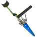 Amped Equipment - Vee Air One Spray Gun, Manifold Air-Purge Spray Gun for 2-Part A+B Adhesives with Compressed-Air Line Tip