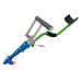 Amped Equipment - Vee Air One Spray Gun, Manifold Air-Purge Spray Gun for 2-Part A+B Adhesives with Compressed-Air Line Tip