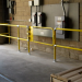 BlueWater Manufacturer - GuardDog Self-Closing Industrial Safety Gate, Powder Coated Yellow