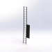 BlueWater Manufacturing - Ladder Guard, 6 ft. Ladder Door Security System