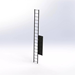 BlueWater Manufacturing - Ladder Guard, 6 ft.  Ladder Door Security System  - 