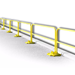 BlueWater Manufacturing - SafetyRail 2000 - Roof Fall Protection Guardrail - PC Yellow  - 