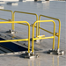 BlueWater Manufacturing - SafetyRail 2000 - Roof Fall Protection Guardrail - PC Yellow - Railing, Bases & Pins  - 